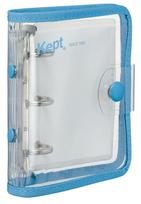 Raymay Fujii Kept Mini Binder System Indigo Blue KP8DB Planner, 3-Ring, gray