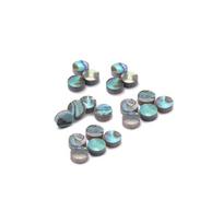 20 Pcs Abalone Shell Material Dots Fingerboard Inlay Dot Guitar Fretboard Dots for Acoustic Guitars Replacement Parts gray