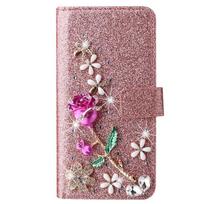Blizganti Piniginė Odinis Dėklas iPhone 17 ProMa Air 16 E Pro 15 Plus 14 13 Pro 11 12 MINI XSMax Apverčiamas Flash Rožinis Dangtelis For iPhone 13ProMax brown