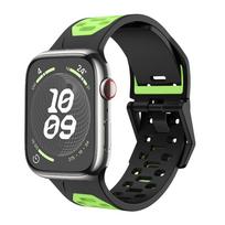 Silicone Strap for Apple Watch 11 10 46mm/Ultra 3 2 1 49mm Sport Wristband Correa iWatch 9 8 7 6 5 SE 45mm 44mm Band Accessories For Ultra 3 2 1 49mm black