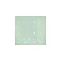 Muslino FOTO kilimėlis Sensillo Žirafa 120x120, MINT
