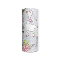 Sauskelnės - 29330 - TETRA PRINT - EGA - GOSSE & FLOWERS - GREY - dydis 70x80 cm