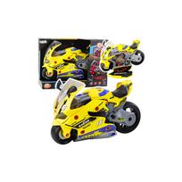 Konstruktorius Motociklas 2in1 dirbtuvių žibintai garsai dūmai geltoni 43cm