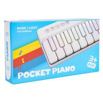 Nešiojamas pianinas, juodas
