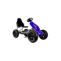 Pedalinis kartingas B012 su pripučiamomis ratomis, mėlynas