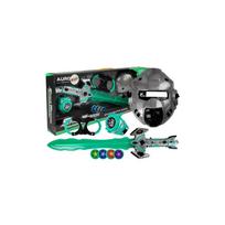 Kosminių žaislų rinkinys: šviesos kardas, kaukė, antrankiai