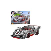 Konstruktorius Sportinis automobilis ir robotas 2-in-1, pilkos spalvos, 363 el.