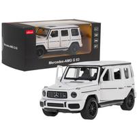 Metalinis automobilis 1/32 „Mercedes-Benz AMG G63“ su garso efektais, baltas, „RASTAR“