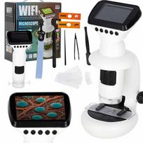 Skaitmeninis elektroninis mikroskopas wifi USB ekranas LCD 200x 1000x priedai