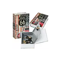 Knyga seifas Pinigų dėžutė Route 66