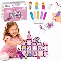 Magnetinis konstruktorius WOOPIE Princesės pilis, 50 vnt