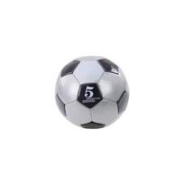 Klasikinis 24 cm futbolo kamuolys, 5 dydžio, pilkos spalvos