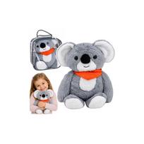 Pliušinis žaislas Koala meškiukas,  1,3 kg, pilkos spalvos, 35 cm