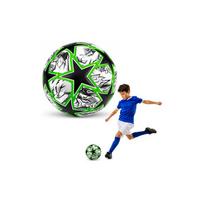 Treniruočių futbolo kamuolys, skirtas žaisti ant žolės, „Žaliosios žvaigždės“, 22 cm, dydis 5