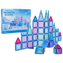 Magnetinis 3D konstruktorius ICE SNOW, 100 el.