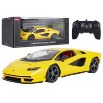 R/C automobilis 1:16 „Lamborghini Countach LPI 800-4“, geltonas, „RASTAR“