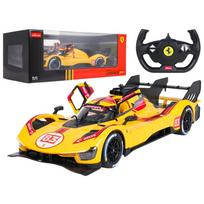 R/C automobilis 1:14 „Ferrari 499P“, geltonas, „RASTAR“