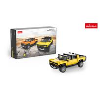 Konstruktorius automobilis 1:30 „Hummer EV“, geltonas, „RASTAR“