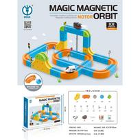 Magnetinė spalvota trasa, 101 el.