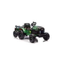 Elektrinis traktorius CH9959B su priekaba 24 V, Dark Green