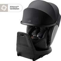 Automobilinė kėdutė BRITAX SWIVEL Grow Max Air LUX, 40-125cm, Onyx Black