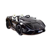 Dvivietis elektromobilis Lamborghini SIAN QLS6988 + nuimama sėdynė, Black