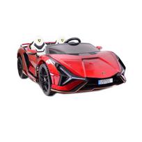 Dvivietis elektromobilis Lamborghini SIAN QLS6988 + nuimama sėdynė, Red