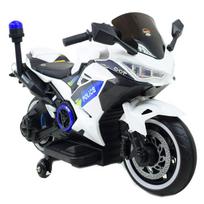 Policijos motociklas su šviečiančiu švyturėliu ir sirena/A706-2