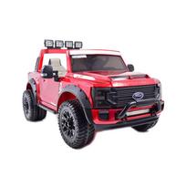 Dvivietis elektromobilis FORD Super Duty 4x4 SX-2088, lakuotas raudonas