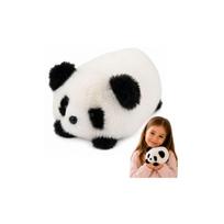 Pliušinė panda 16 cm, juodai balta