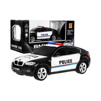 Nuotoliniu būdu valdomas BMW X6 policijos automobilis nuo 8 metų, mastelis 1:24