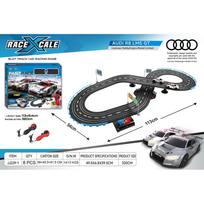 Lenktynių trasa R/C AUDI, mastelis 1:43 – 113 x 54 cm