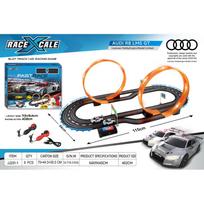 Lenktynių trasa R/C AUDI, mastelis 1:43 – 115 x 54 cm