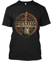 Limited NEW Norman;s Rare Guitars American Rare Guitar Art Vintage TShirt Unisex T-Shirt XXXL brown