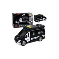 Specialiojo padalinio SWAT policijos automobilis, furgonas su šviesomis ir garsais, 1:32