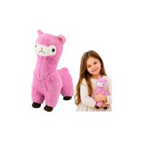 Pliušinė alpaka 28 cm, rožinė