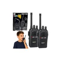 Racijos „Walkie Talkie“ su USB jungtimi, triukšmo slopinimu, juodos spalvos, veikimo nuotolis – 200 m