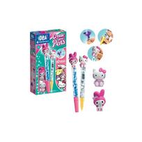 Kūrybinis rinkinys Idea Art Mini rašiklių gamykla: Hello Kitty ir draugai – Hello Kitty ir My Melody, Clementoni 18433