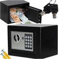 Namų seifas su elektronine kodine spyna ir raktu