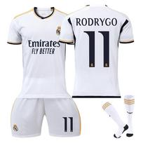 Real Madrid Rodrygo Vaikams Sporto Įranga Futbolo Marškinėliai - Kvėpuojantys Greitai Džiūstantys, Jaunimo Treniruočių Varžybų Marškinėliai 140-150CM
