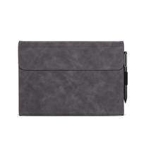 Premium Leather Case Surface Pro 7 8 9 10 11 X Go 2 With Pen Slot Stand Function Business Slim Cover Surface Go 1/2/3 gray