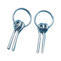 2 vnt. Markizės palapinės stulpų žiedai su 2 kaiščiais lauko stovyklavimui, žygiams, kelionėms 2 pins Nail Ring gray