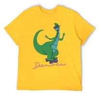Denveris Paskutinis dinozauras Pelės kilimėlis Marškinėliams Sa Harajuku Sportinis viršus Marškinėliai Juokinga grafika Kelioninė grafika JAV dydis 4XL green