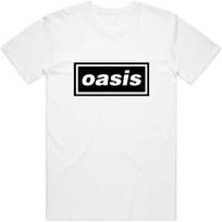 Oasis 'Classic Logo' (White) T-Shirt XXXXL balta