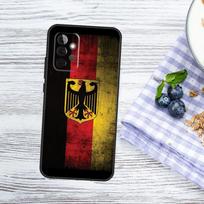 Germany Flag Emblem Case For Samsung Galaxy A56 A06 A16 A36 A55 A35 A33 A53 A13 A23 A17 A54 A34 A14 A52 A32 A15 Samsung A54 5G black