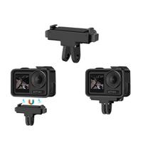 Sport Foldable Magnetic Camera Holder For DJI OSMO Action 5 Pro/4/3 Quick Release Adapter Extension Mount Base Accessories black