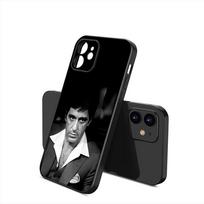 Scarface Al Pacino Tony Montana Telefono dėklas Apple iPhone 15 14 Plus 13 12 Mini Pro Max XR + 13Pro 14+ 15+ Minkštas dėklas iPhone 14 Plus black