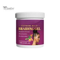 Hair Styling Gel 100g Wax Reduces Damage Anti-hair Fall Moisturizing Strengthen Brightness Strong Hold Dreadlock Cream for Home 100g blue