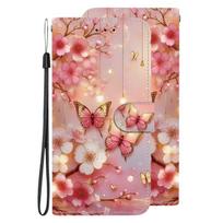 A16 dėklas Samsung Galaxy A16 5G 4G telefonui Fundas Animacinis panda tapytas odinis dėklas Galaxy A16 dėklui Piniginė Apverčiamas galinis dangtelis Coque Galaxy A06