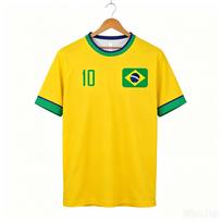 2026 New Brazil Football Jersey T Shirt Brazilian National Team Shirt O Neck Oversized Casual Streetwear Men's Apparel 2XL green